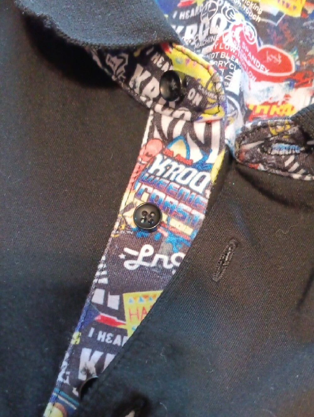 Lrg Multicolor Sticker-Print Logo Tee - Picture 7 of 7